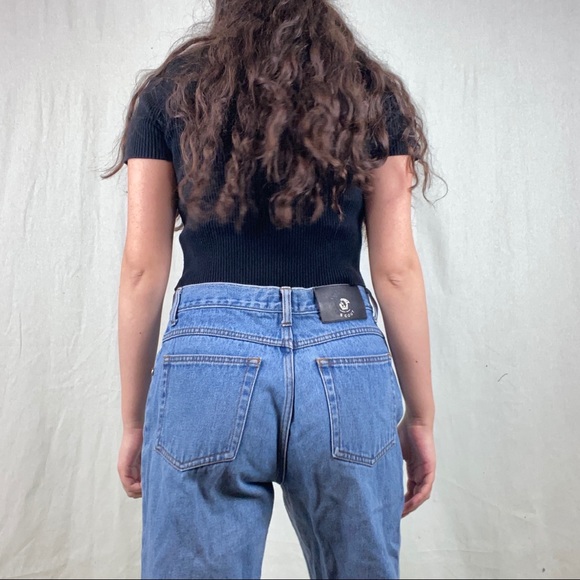 HIGH-WAISTED VERSACE FLARED MOM JEANS! 🔥🔥🔥 - Picture 8 of 12